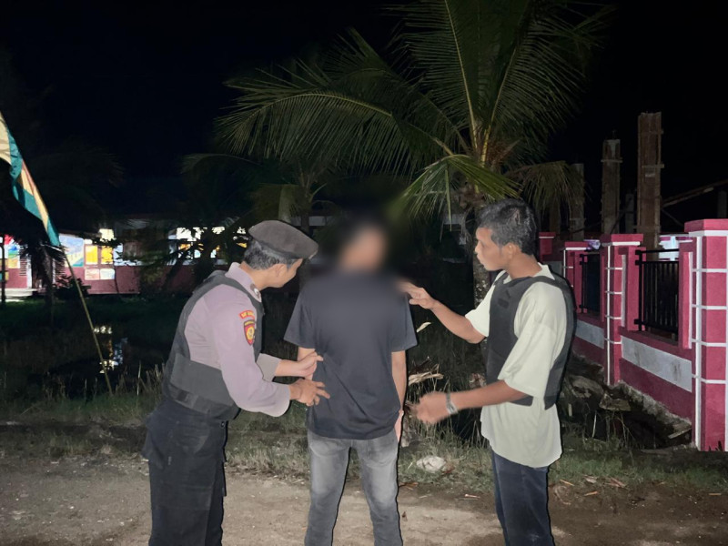 Jelang Pilkada, Personel Polsek Kuindra Giat Patroli Malam