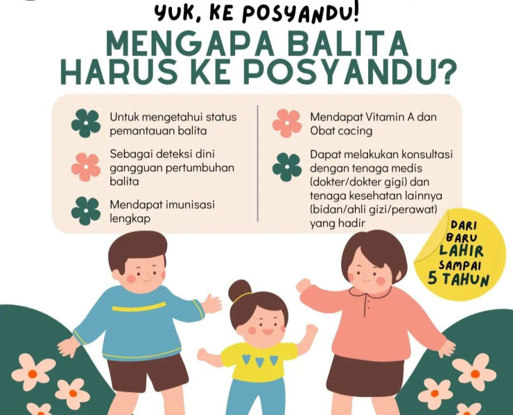 Dinkes Inhil Sampaikan Pentingnya Mengajak Balita ke Posyandu, Berikut Manfaatnnya