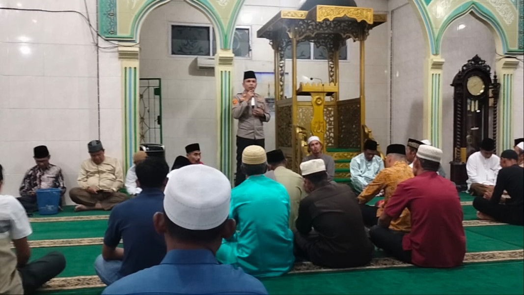 Kapolsek Bandar Sei Kijang Sampaikan Ini Dalam Safari Ramadan 1445 H