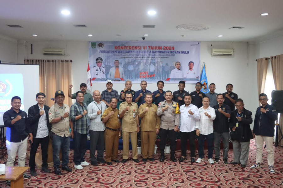 Polres Rohul Sampaikan Pesan Pilkada Damai ke PWI