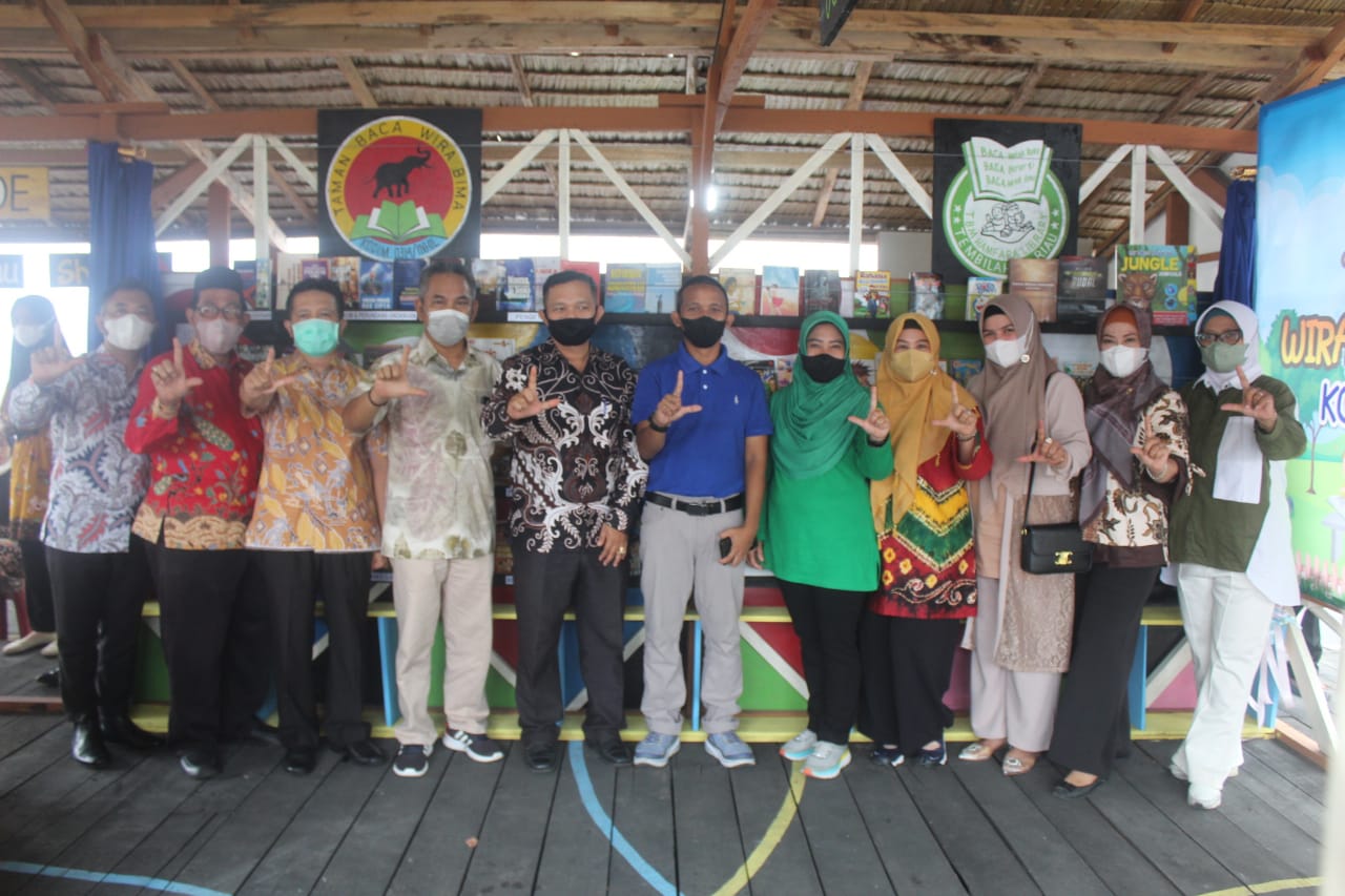 Dandim Letkol Arh M Nahruddin Roshid Resmikan Taman Baca Wira Bima Edu Park Kodim 0314/Inhil