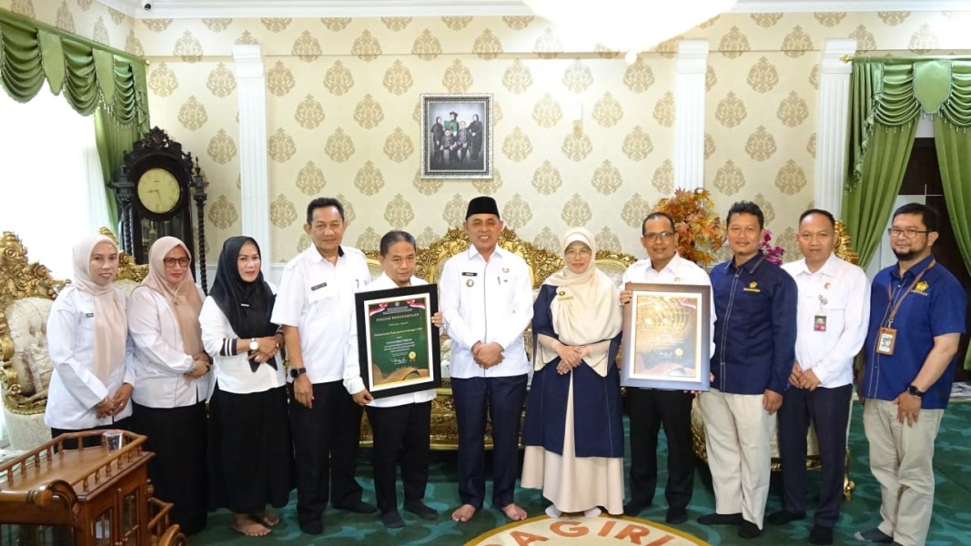 Bupati Inhil Terima Dua Penghargaan Dari Kementerian Keuangan RI