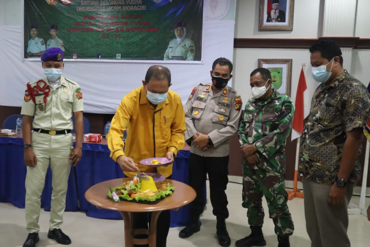 HUT Ke -6 Menwa 046/ Indra Yudha Unisi, Ini Pesan Dandim 0314/Inhil