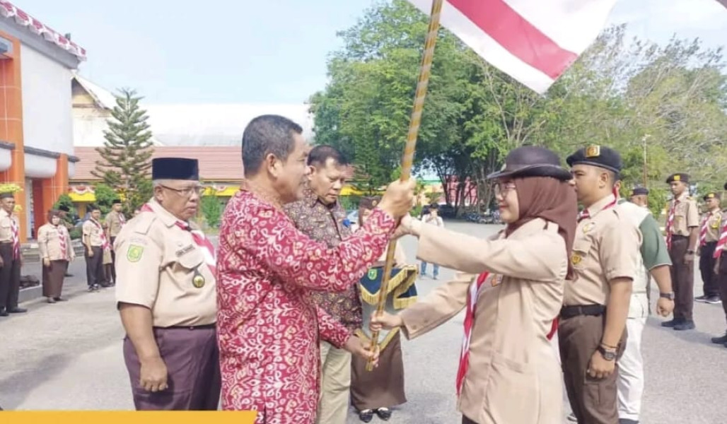 Bupati Lepas Peserta Perkemahan Raimuna Nasional XII Tahun 2023