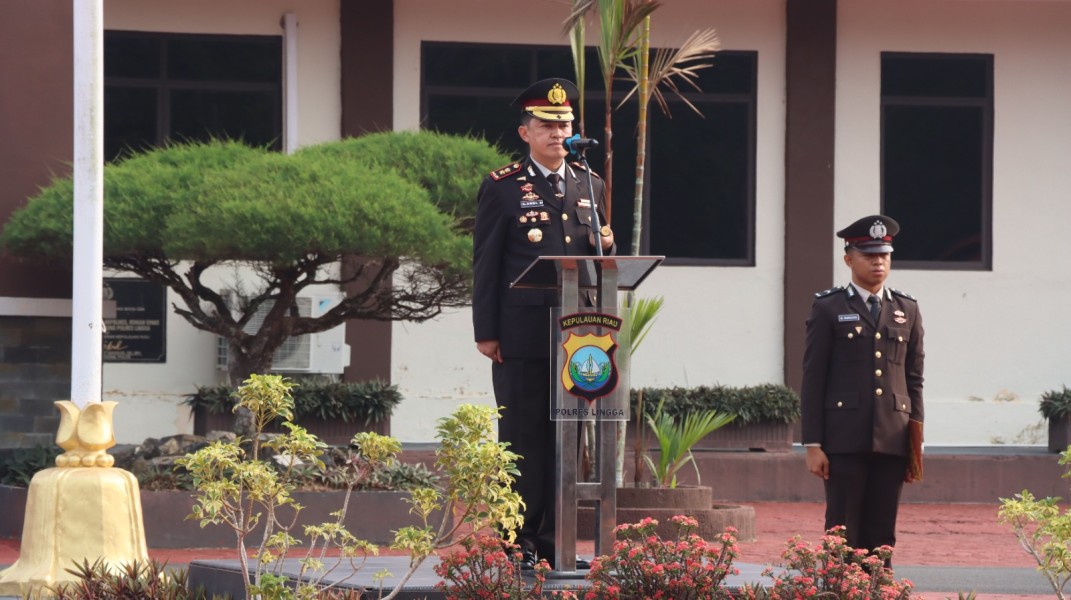 Polres Lingga Gelar Upacara Peringati Hari Kesaktian Pancasila Tahun 2026.