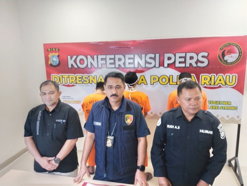 Ditresnarkoba Polda Riau Gagalkan Peredaran 1,06 Kilogram Sabu