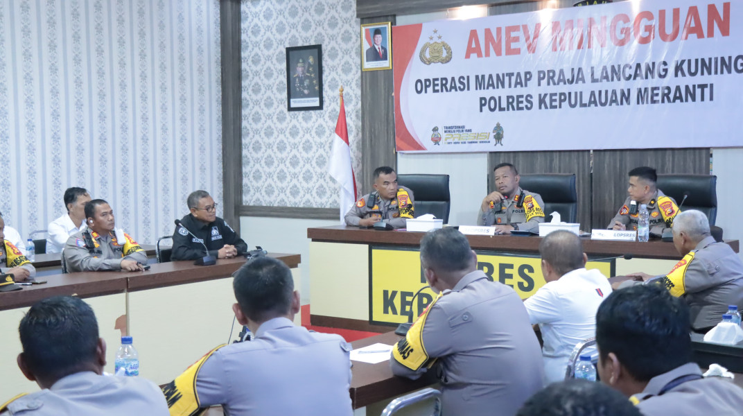 Pastikan Gelaran Pilkada Siap, Kapolres Gelar Anev Mingguan dengan Jajaran