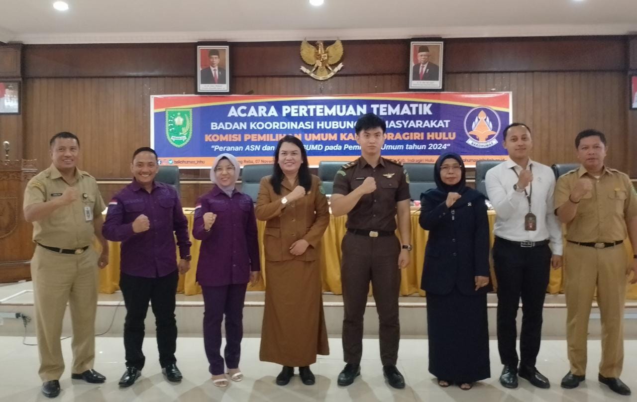 Dinas Kominfo Inhu Gelar Pertemuan Tematik Bakohumas dengan KPU Inhu