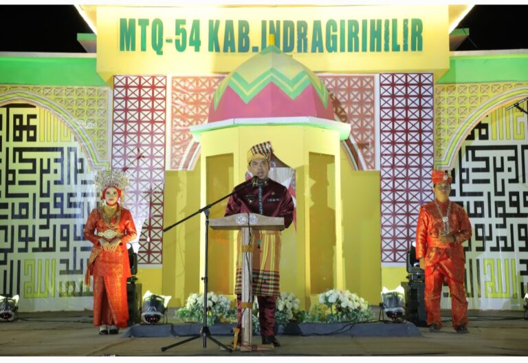 Pj Bupati Inhil Resmi Membuka MTQ ke-54 Tingkat Kabupaten di Kecamatan Enok