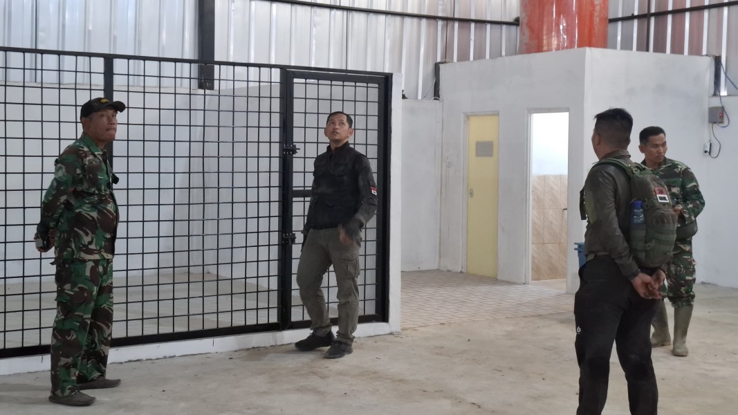 Dandim 0314/Inhil Tinjau Pembangunan Koperasi Merah Putih di Sejumlah Wilayah