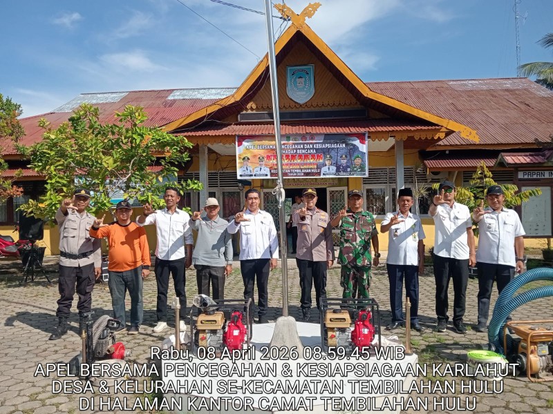 Kades Sungai Intan Ikuti Apel Bersama Kesiapsiagaan Karhutla