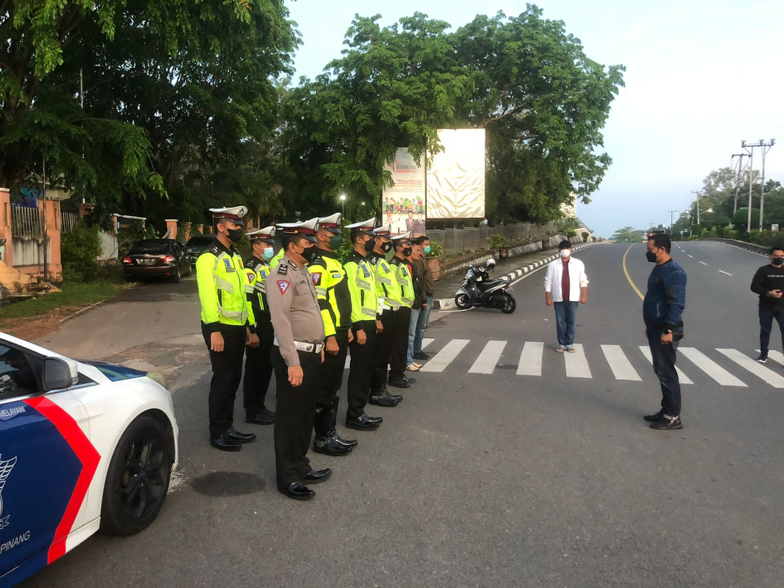 Polres Tanjungpinang Lakukan Pengamanan Disejumlah Titik Lokasi yang Diduga Dijadikan Arena Balap Liar