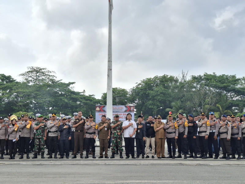 Ikuti Sispamkota, Kodim 0314/Inhil Siap Amankan Pilkada Inhil Tahun 2024