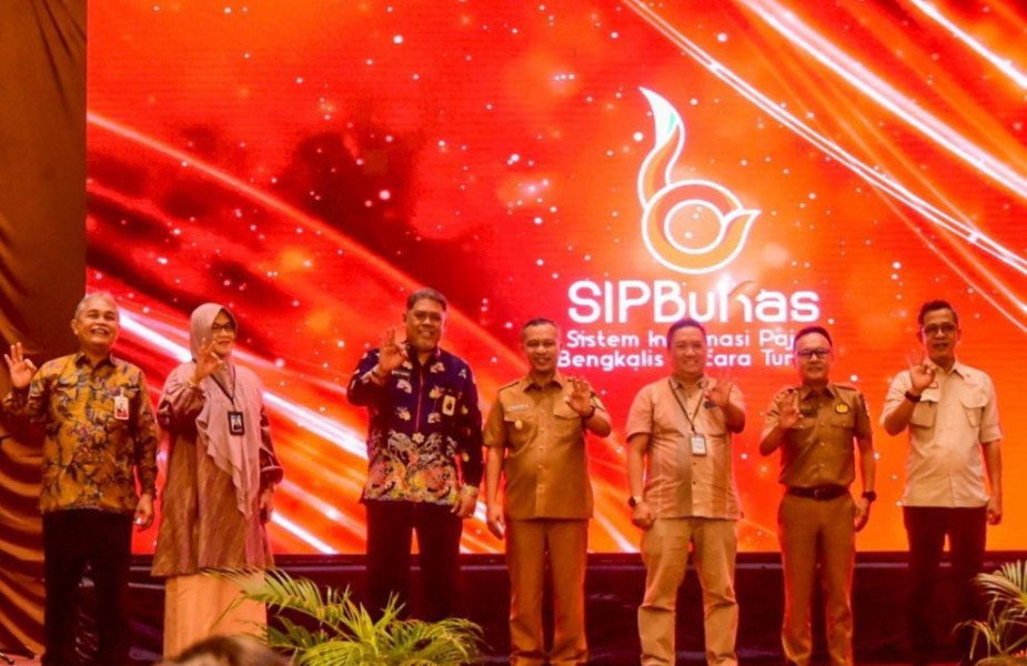 Upaya Tingkatkan PAD,Bappeda Bengkalis Launching Aplikasi SipBukas