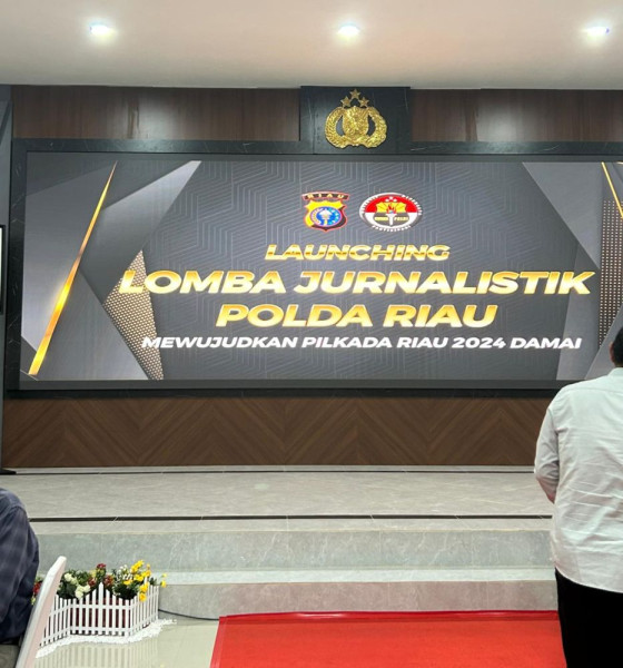 Wujudkan Pilkada Damai, Polda Riau Launching Lomba Jurnalistik