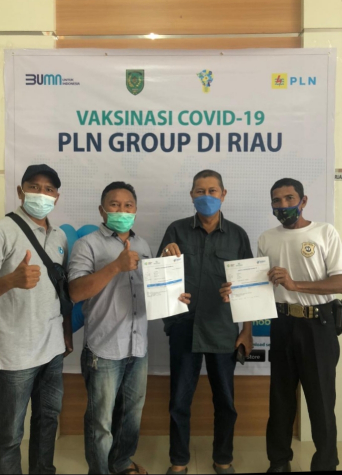 Untuk Pelayanan Yang Lebih Maksimal, PLN Tembilahan Laksanakan Vaksinasi Covid-19 Bagi Pegawai dan Mitra Kerja