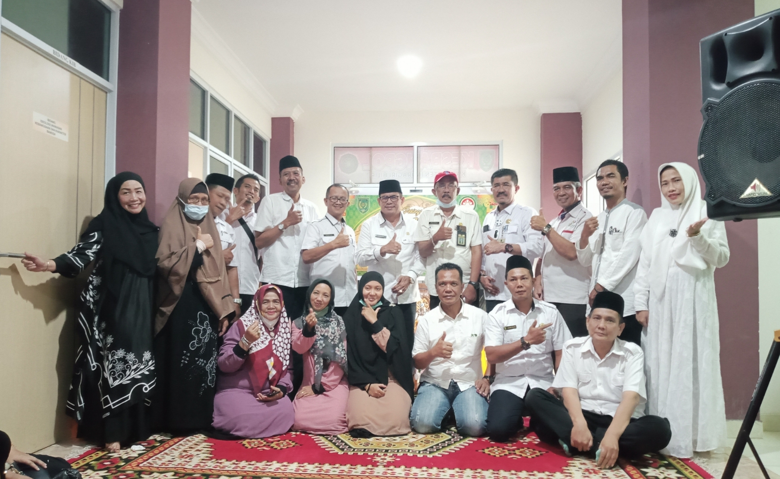 Kesbangpol Inhil Gelar Isra' Mi'raj Nabi Muhammad SAW 1443H Sekaligus Pisah Sambut Pimpinan Baru