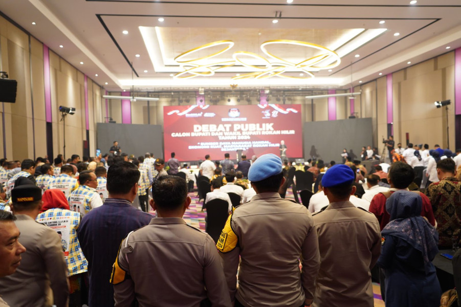 253 Personel Gabungan Polda Riau Suskses Amankan Debat Publik Pilkada