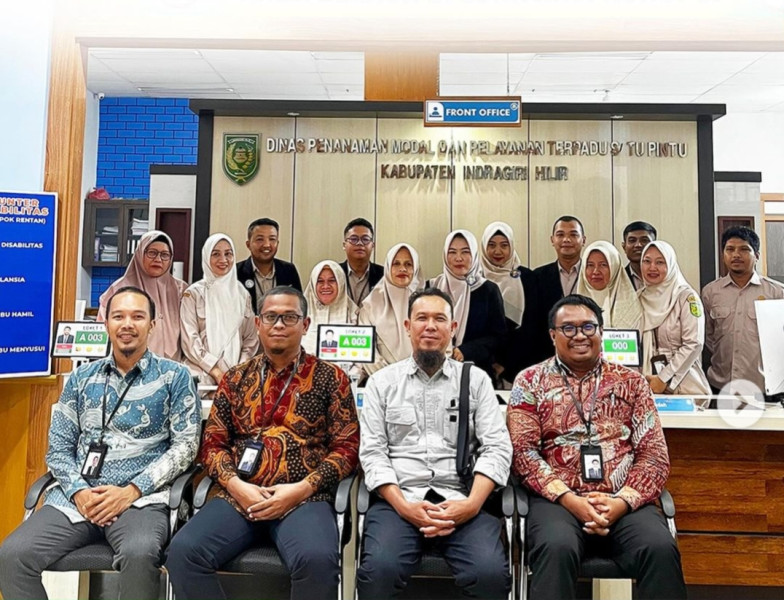 DMPTSP Terima Kunjungan Ombudsman RI Lakukan Penilaian Pelayanan Publik di Indragiri Hilir