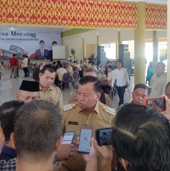 Gelar Coffe Morning Bersama Media, Bupati Kuansing Suhardiman Sampaikan Ini...