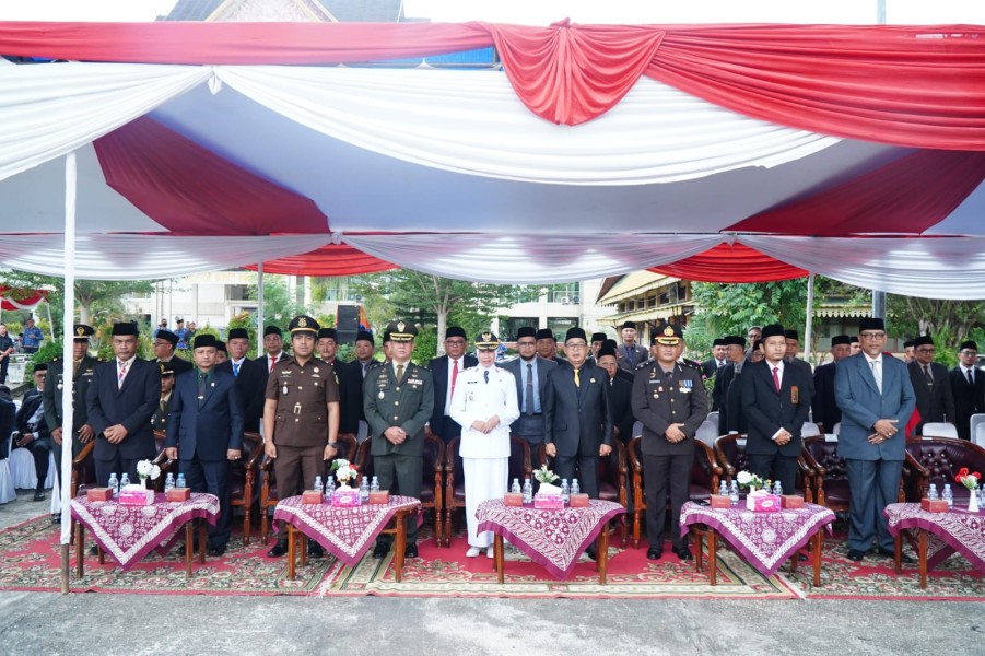 Kasdim 0314/Inhil Hadiri Upacara Peringatan Hari Lahir Pancasila 2026