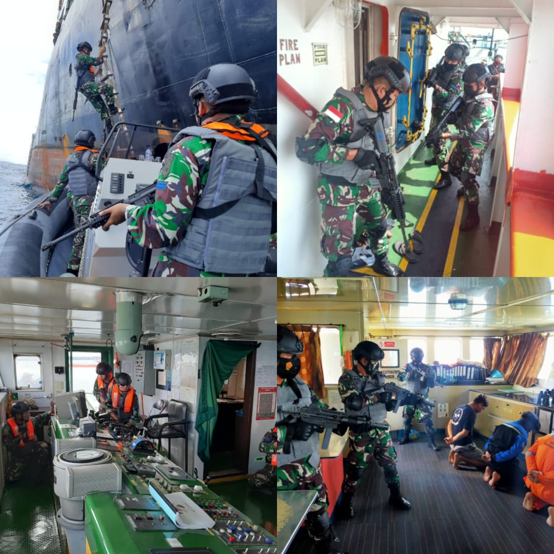 Satrol Lantamal IV Gelar Latihan VBSS TW I 