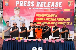 Heboh! Pelaku Emas Palsu di Mandau Diringkus Satreskrim Polres Bengkalis