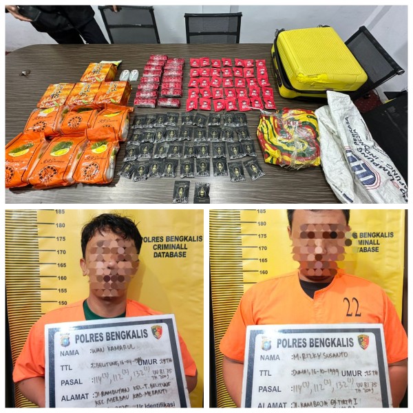 Sat Narkoba Polres Bengkalis Ungkap Kasus Narkotika Jenis Sabu, Happy Five dan Canabies Flower di Wilayah Hukum Polres Bengkalis.