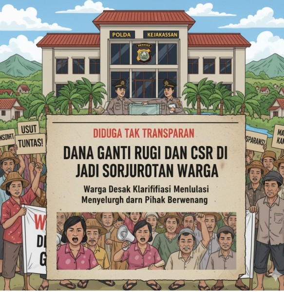 Diduga Tak Transparan, Dana Ganti Rugi dan CSR di Tanjung Simpang Jadi Sorotan Warga