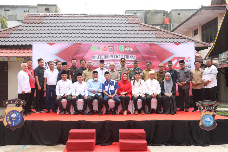 Cooling System, Polres Inhil Undang 4 Paslon Bupati dan Wakil Bupati