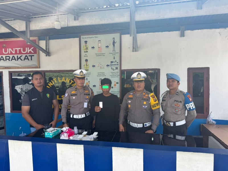 Operasi Patuh di Simpang Tugu Patin, Satu Supir Terdeteksi Positif Nyabu