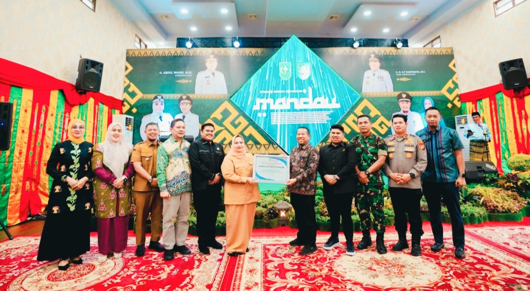 Kecamatan Mandau Memamerkan Inovasinya  Dalam Ajang Penilaian Evaluasi Kinerja Kecamatan Tingkat Provinsi Riau 2025