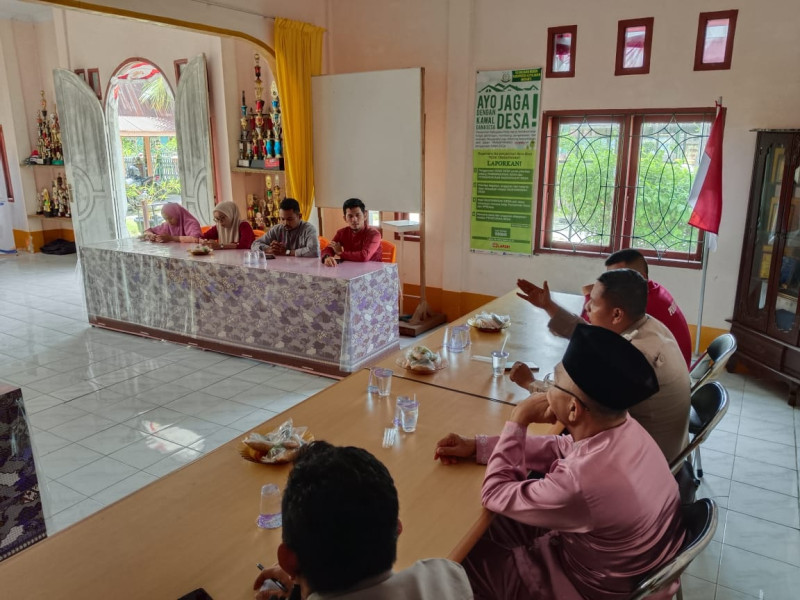 Wujudkan Pilkada Damai, Polsek Rangsang Barat Gencarkan Cooling System