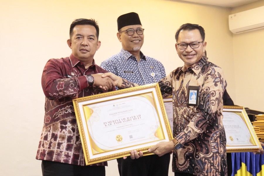 Kabupaten Inhu Raih Peringkat Pertama Kategori Penyaluran TKD di Treasury Award KPPN Rengat 2026