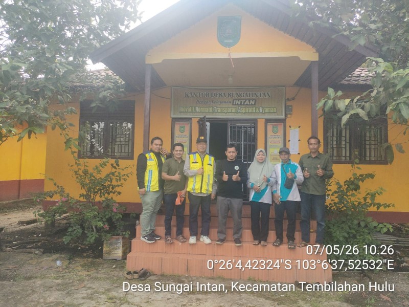 Pemdes Sungai Intan Terima Kunjungan Satker OP SDA Sumatera III