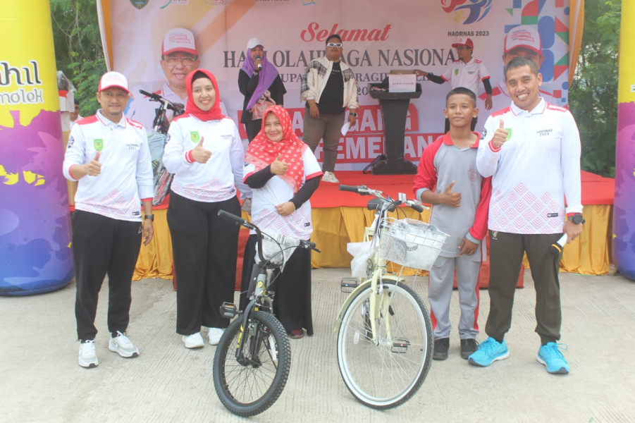 Tingkatkan Kebugaran Jasmani, Dandim 0314/Inhil Ikuti Senam dan Jalan Santai