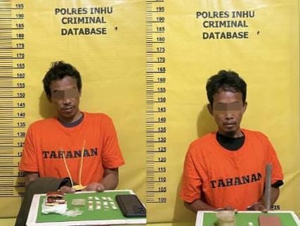 Polsek Kelayang Ringkus Dua Pelaku Penyalahgunaan Narkoba, Ini Lokasi dan BB-nya