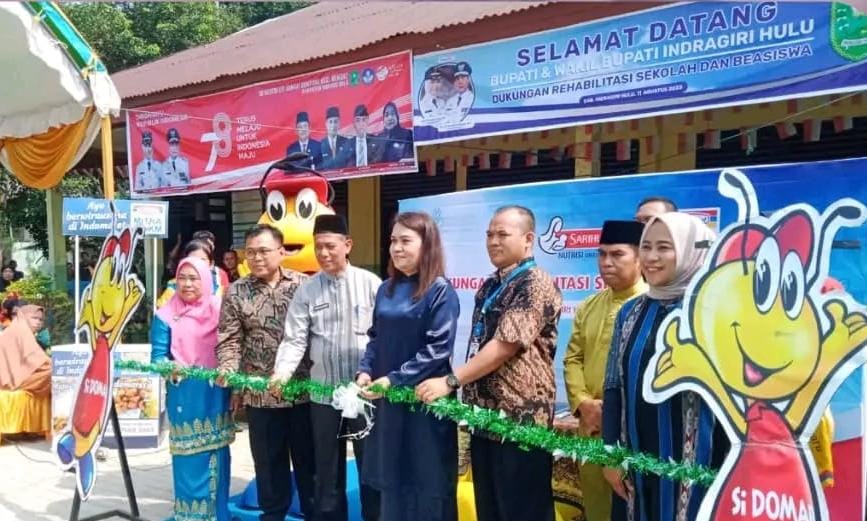 Jalin Kolaborasi, Pemkab Inhu Bersama PT Indomarco dan PT Sari Husada Peduli Kemajuan Pendidikan