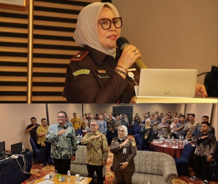 Wakajati Kepri Narasumber dalam Bimtek Kemenhub RI di Batam, Tekankan Pentingnya Penataan dan Pengelolaan Rumah Negara Secara Tertib.