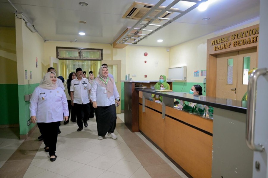 Kunjungi RSUD Mandau, Bupati Kasmarni Dukung Pengembangan Layanan Cathlab dan Ortopedi