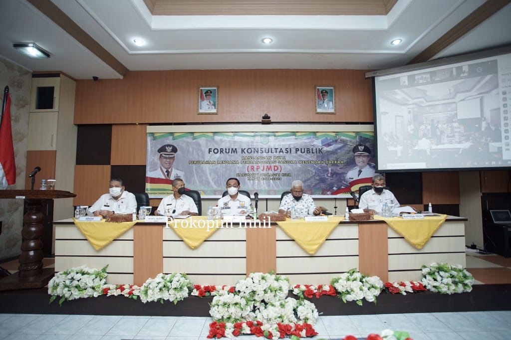 Bupati HM Wardan Buka Forum Konsultasi Publik RPJMD Inhil Tahun 2018 - 2023