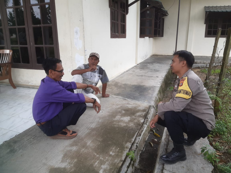 Sambang Kamtibmas, Upaya Polisi Ciptakan Pilkada Damai di Pangkalan Kerinci