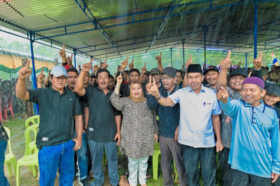 Masyarakat Antusias Hadiri Kampanye Dialogis Calon Bupati Bengkalis Nomor Urut 1