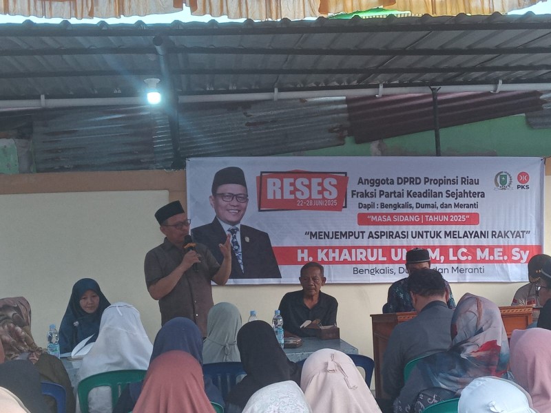 Anggota DPRD Propinsi Riau Khairul Umam, Gelar Reses di Jalan Cengkeh Upaya Menjemput Berbagai Aspirasi Masyarakat