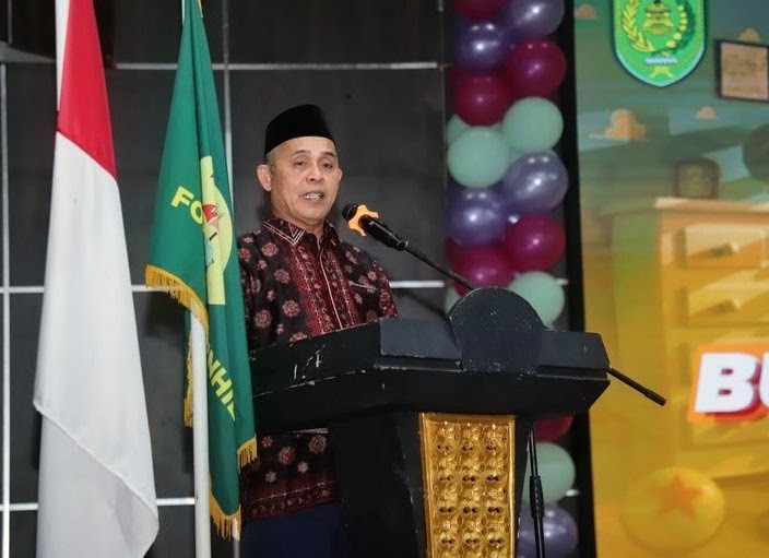 Puncak HAN 2026, Bupati Inhil Kukuhkan Forum Anak Periode 2026–2028