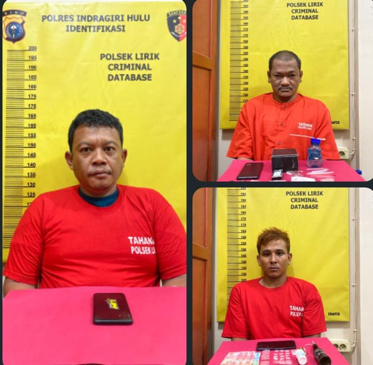 Polsek Lirik Tangkap Oknum Supervisor Anak Perusahaan Listrik Plat Merah yang Nyambi Jual Sabu