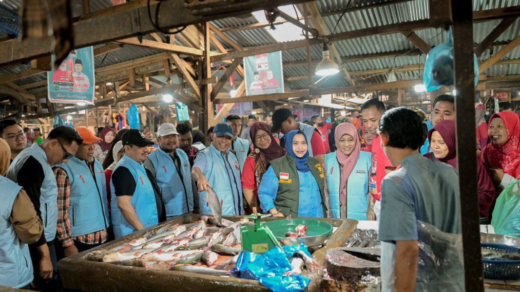 Pedagang Pasar Duri  Siap Dukung Kasmarni dan Bagus Santoso Satu Kali Lagi