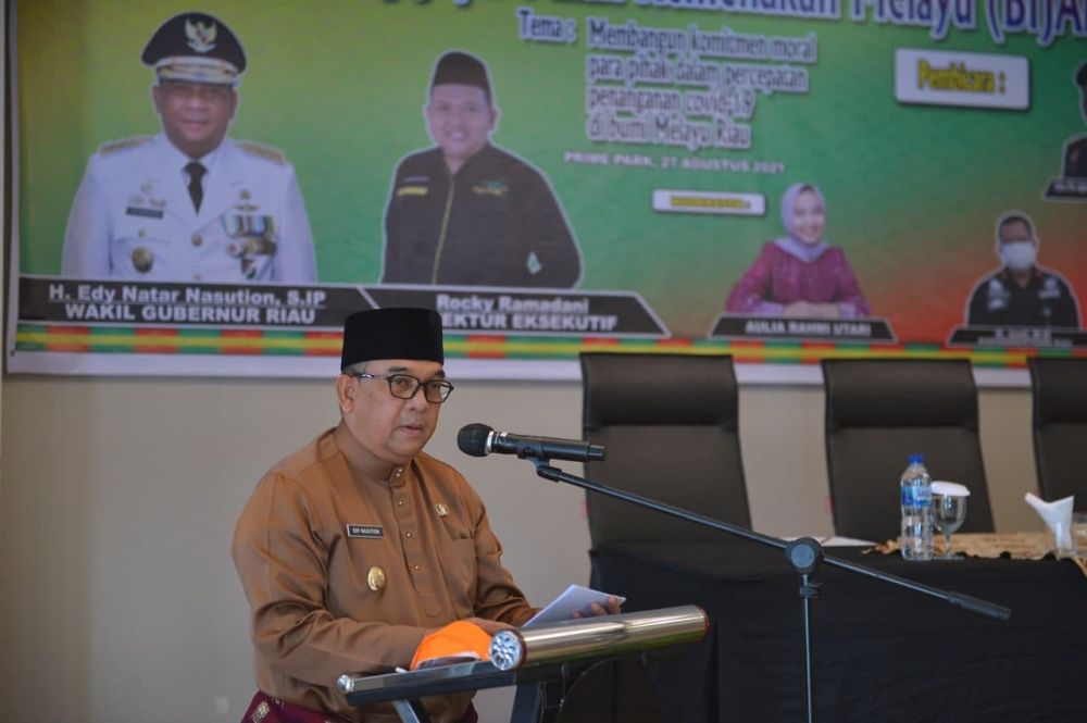 Wagubri Edy Natar Nasution Resmi Buka Focus Group Discussion Bijak Melayu