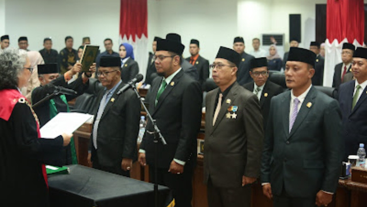 Inilah Wajah Baru Unsur Pimpinan DPRD Inhil Periode 2024-2029