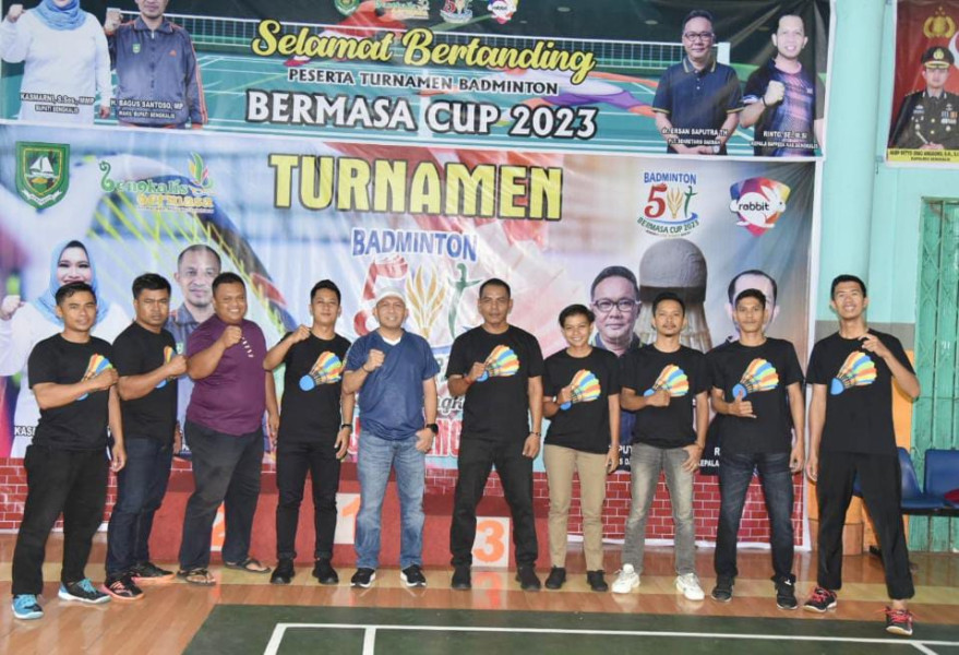 Sempena Hari Jadi Ke-511 Bengkalis, Turnamen Badminton Bermasa Cup 2023 Resmi Dibuka